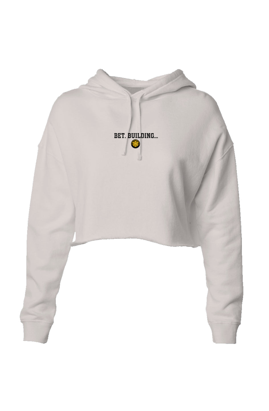 Bet. Building...Lightweight Crop Hoodie