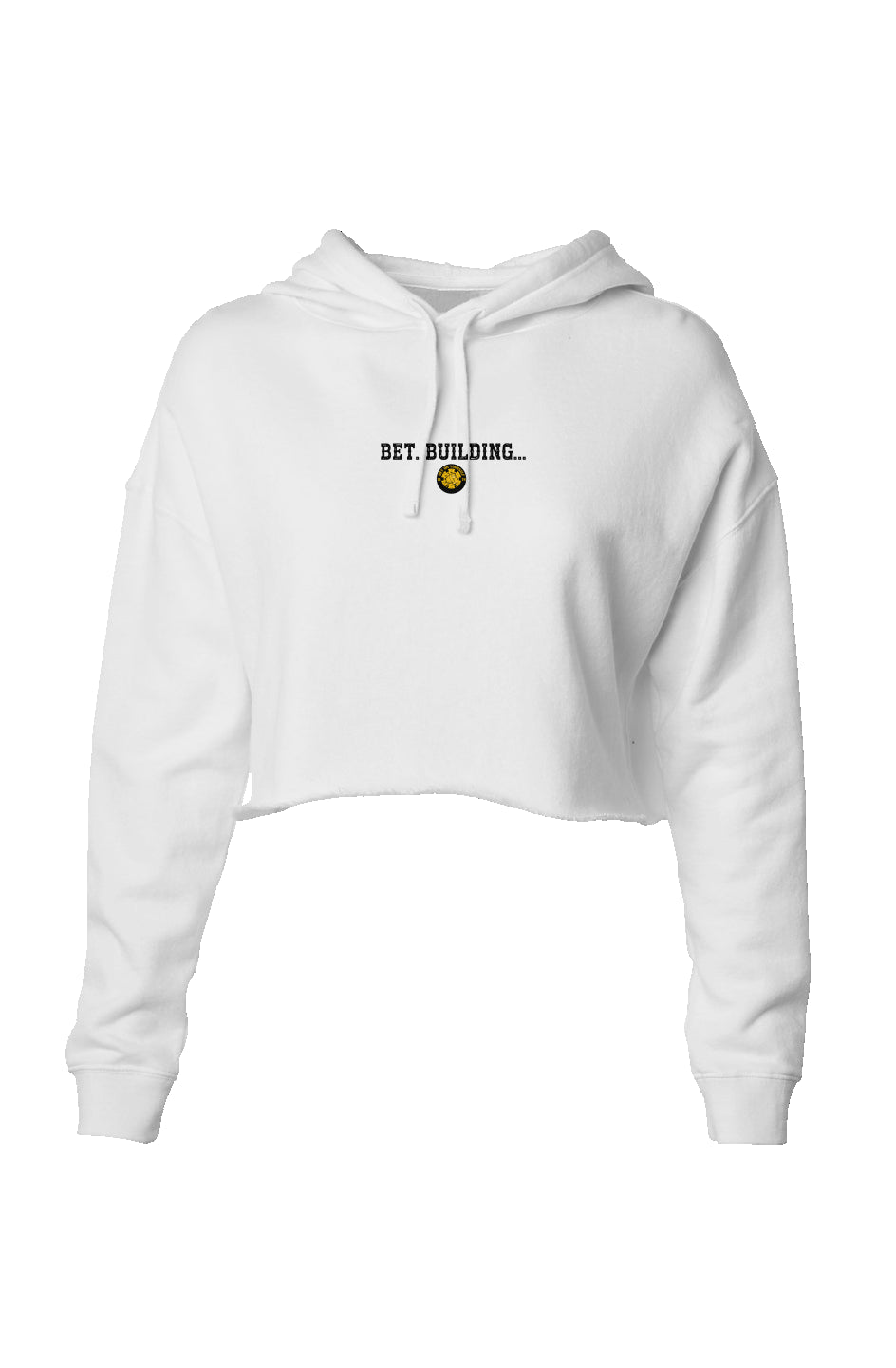 Bet. Building...Lightweight Crop Hoodie