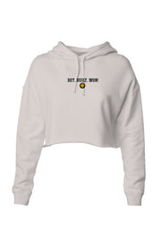 Bet. Built. Won! Lightweight Crop Hoodie