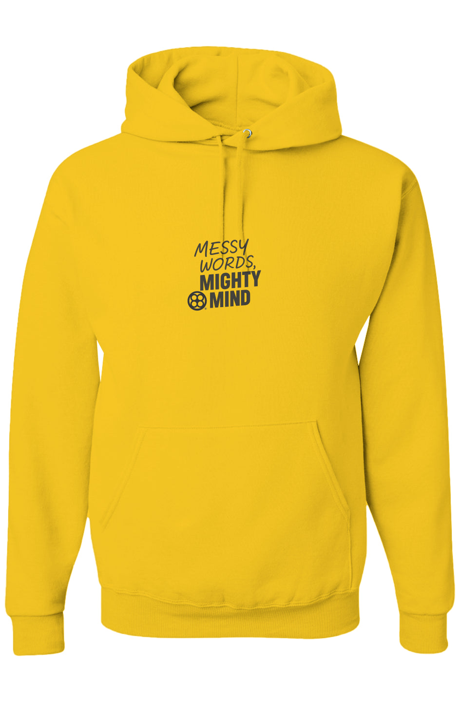 Messy Words, Mighty Mind – Inspired by Huddy (Unisex Hoodie)