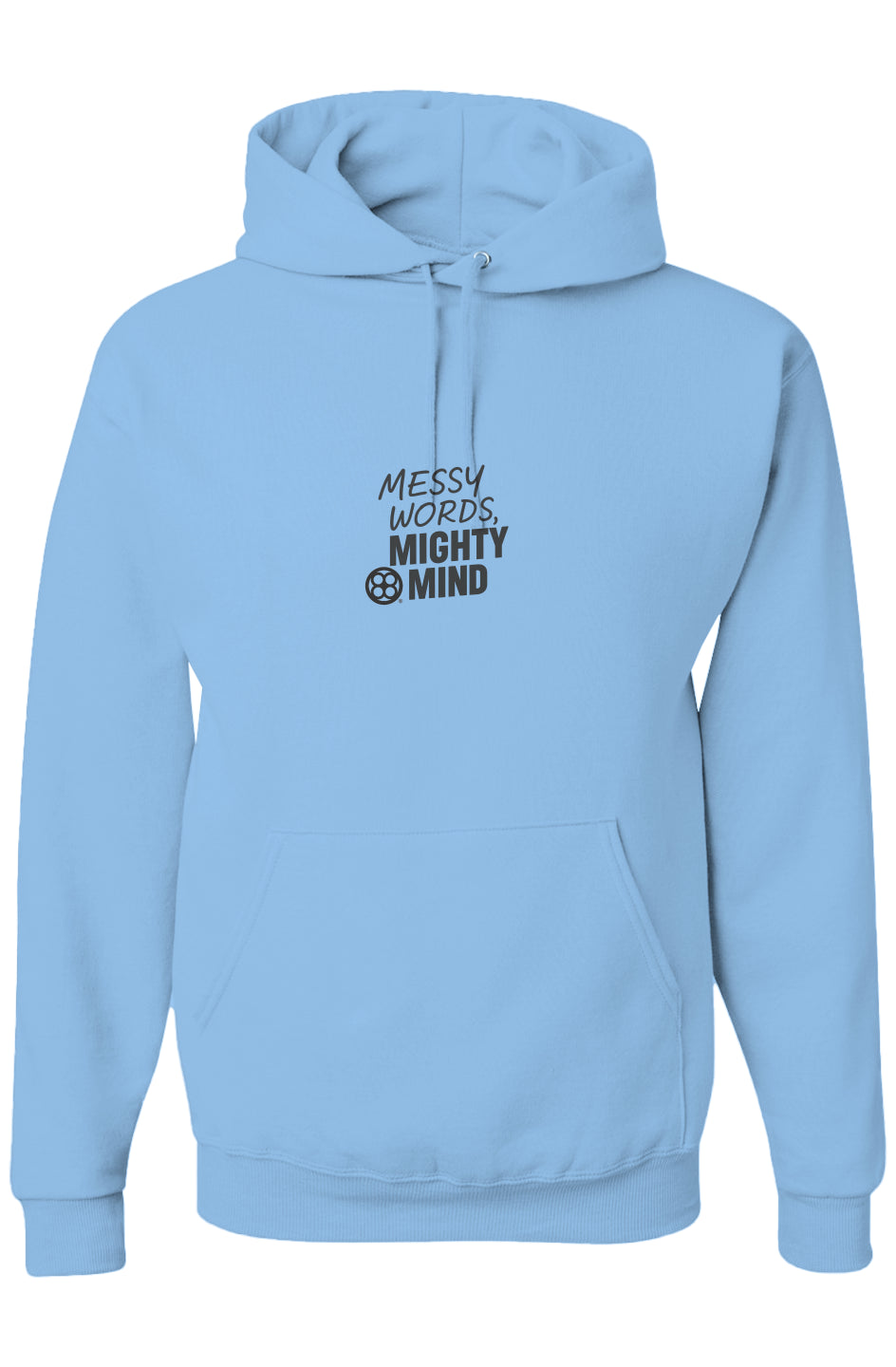 Messy Words, Mighty Mind – Inspired by Huddy (Unisex Hoodie)