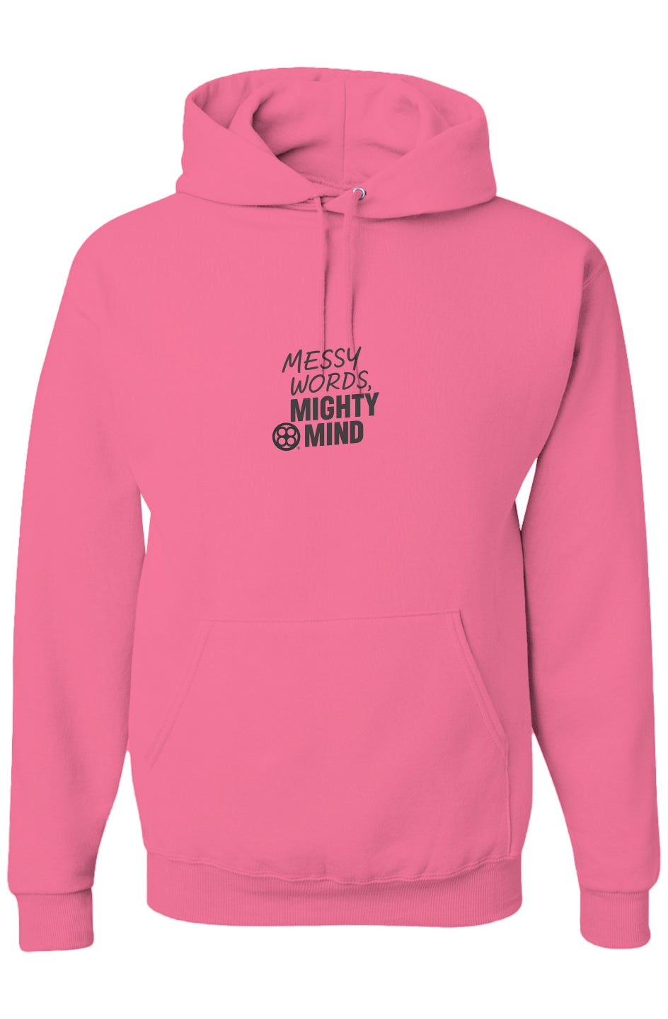 Messy Words, Mighty Mind – Inspired by Huddy (Unisex Hoodie)