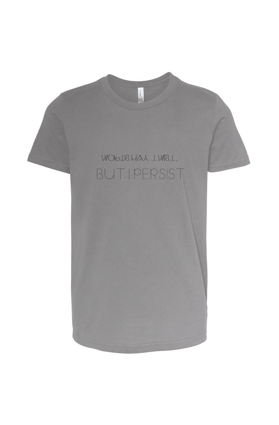 Words May Twist, But I PERSIST – Youth Dyslexia Awareness Tee