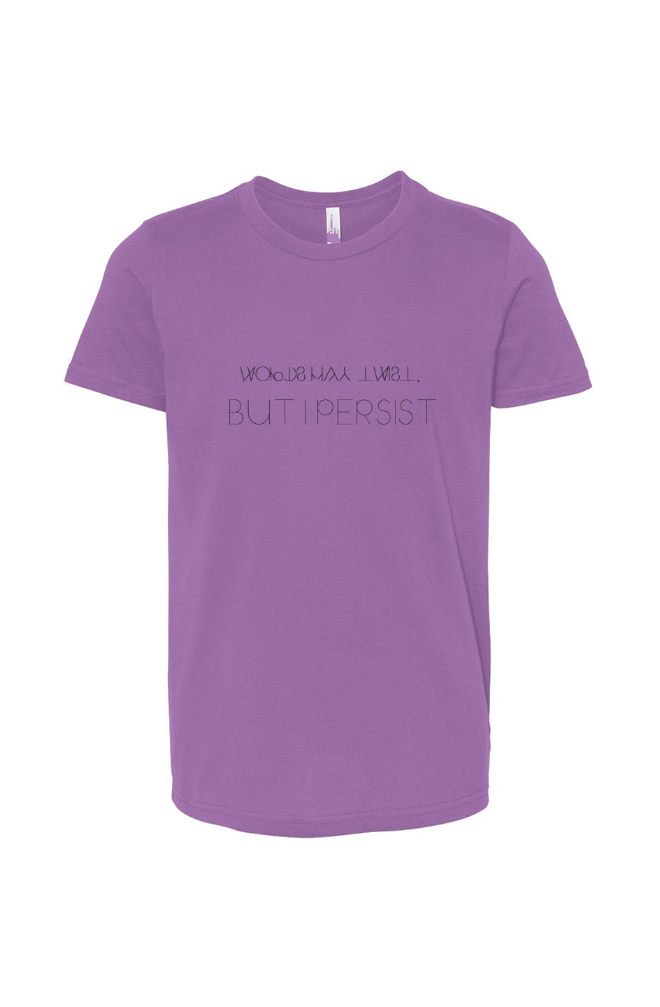 Words May Twist, But I PERSIST – Youth Dyslexia Awareness Tee