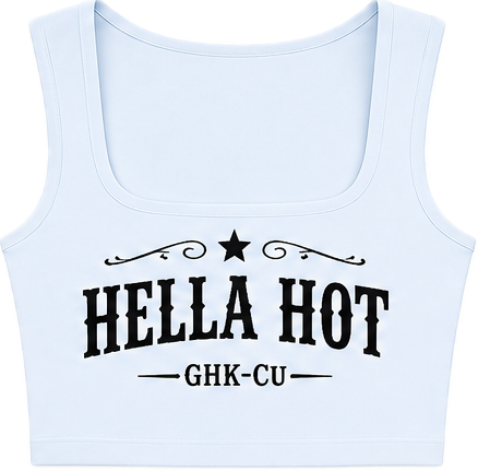 Hella Hot-Cropped Tank Top