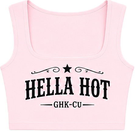 Hella Hot-Cropped Tank Top