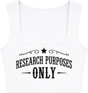 Research Purposes Only- Cropped Tank Top